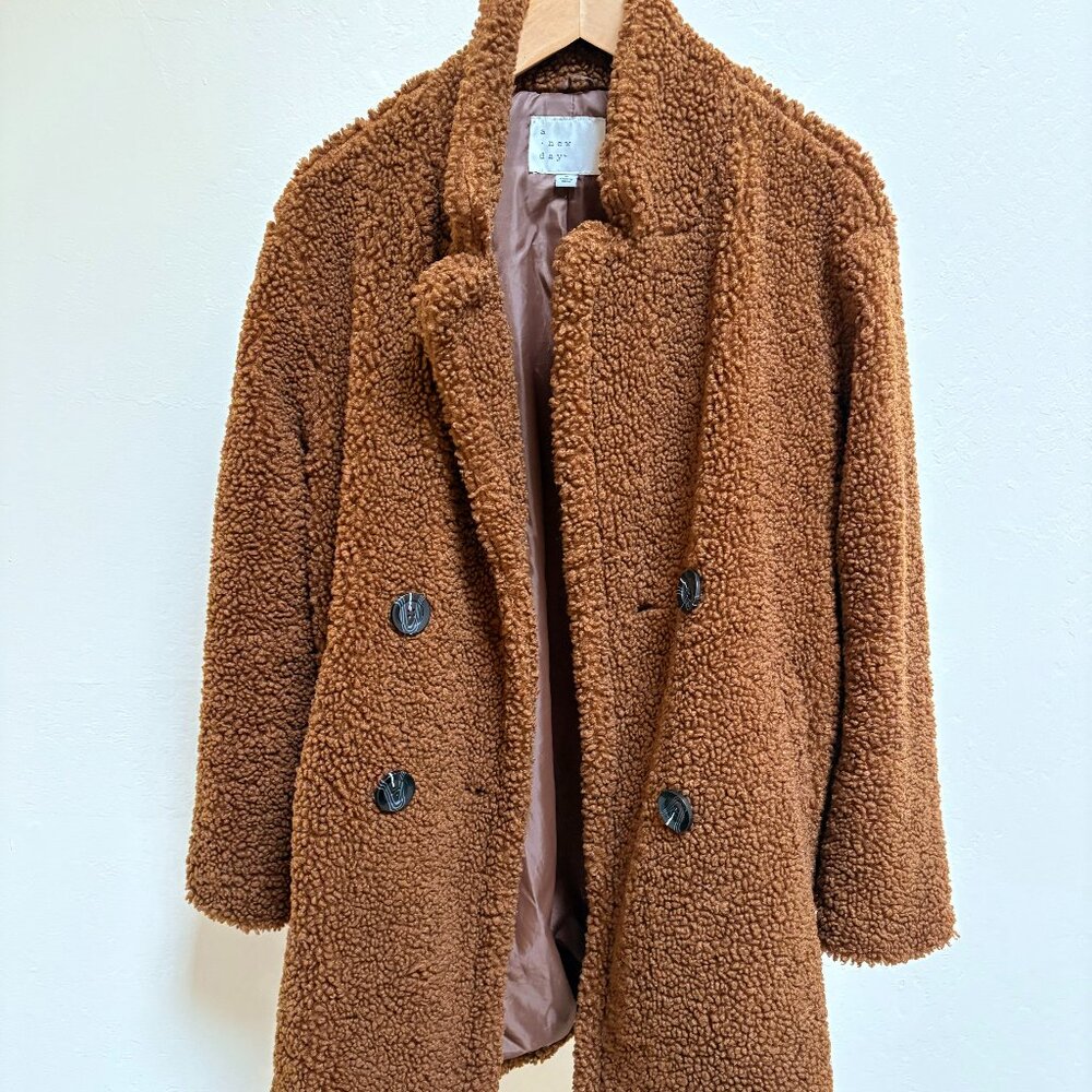 Sz S New Day Teddy Coat